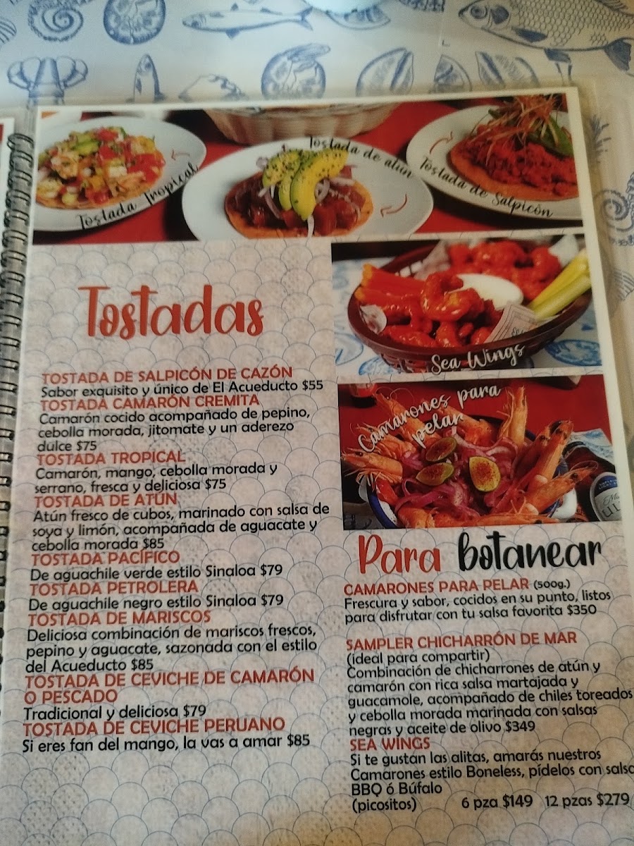 El Acueducto Mariscos Sushi Bar Menu Photo 9