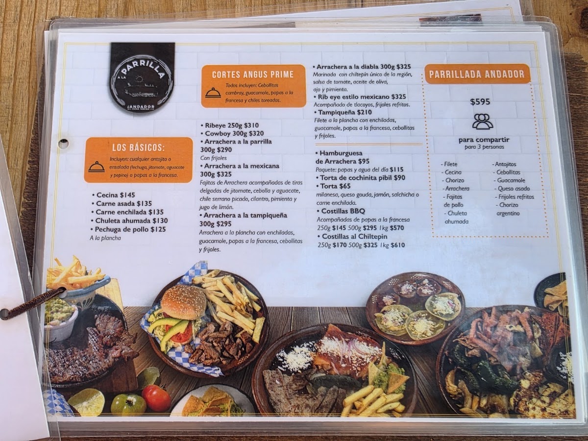 El Andador Menu Photo 6
