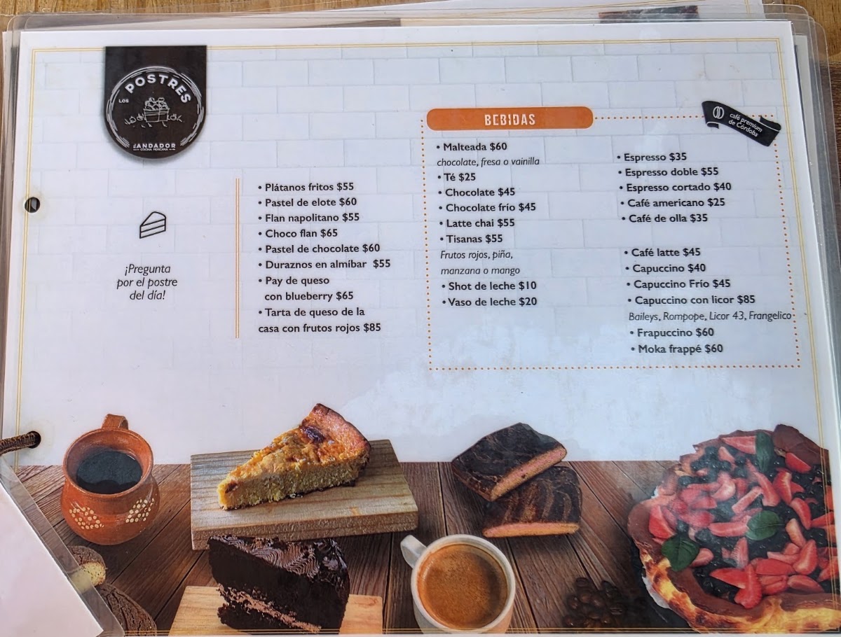 El Andador Menu Photo 9