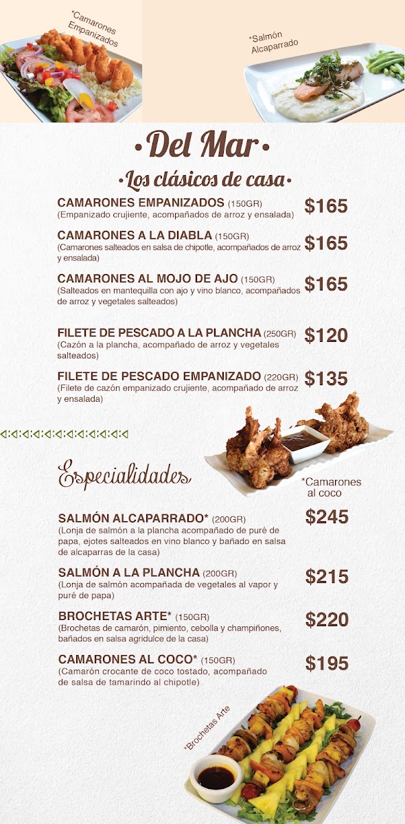 El Arte Restaurante/cafe Menu Photo 2