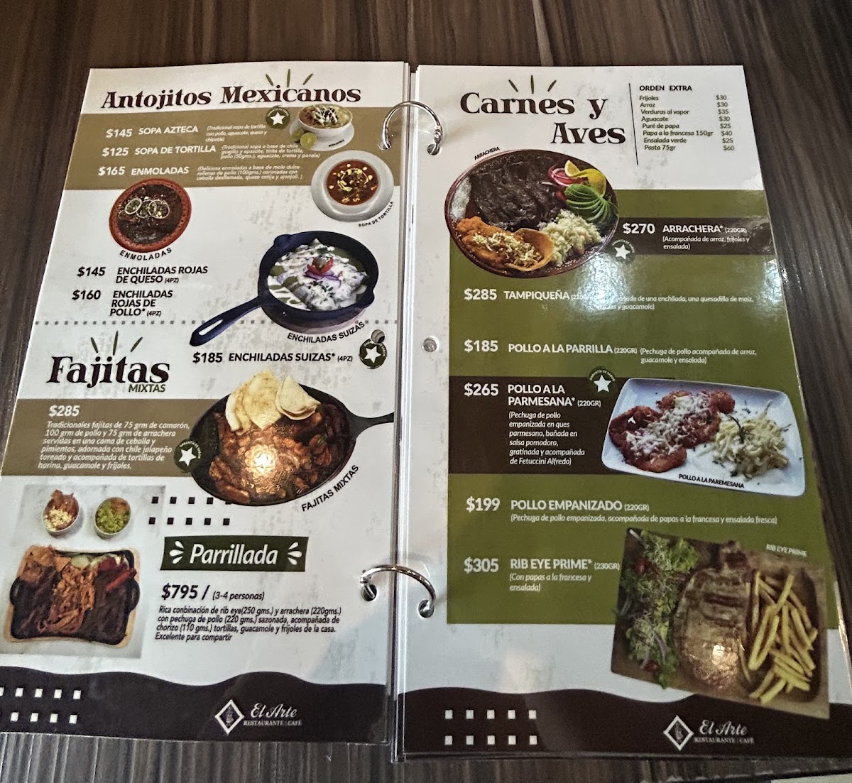 El Arte Restaurante/cafe Menu Photo 7
