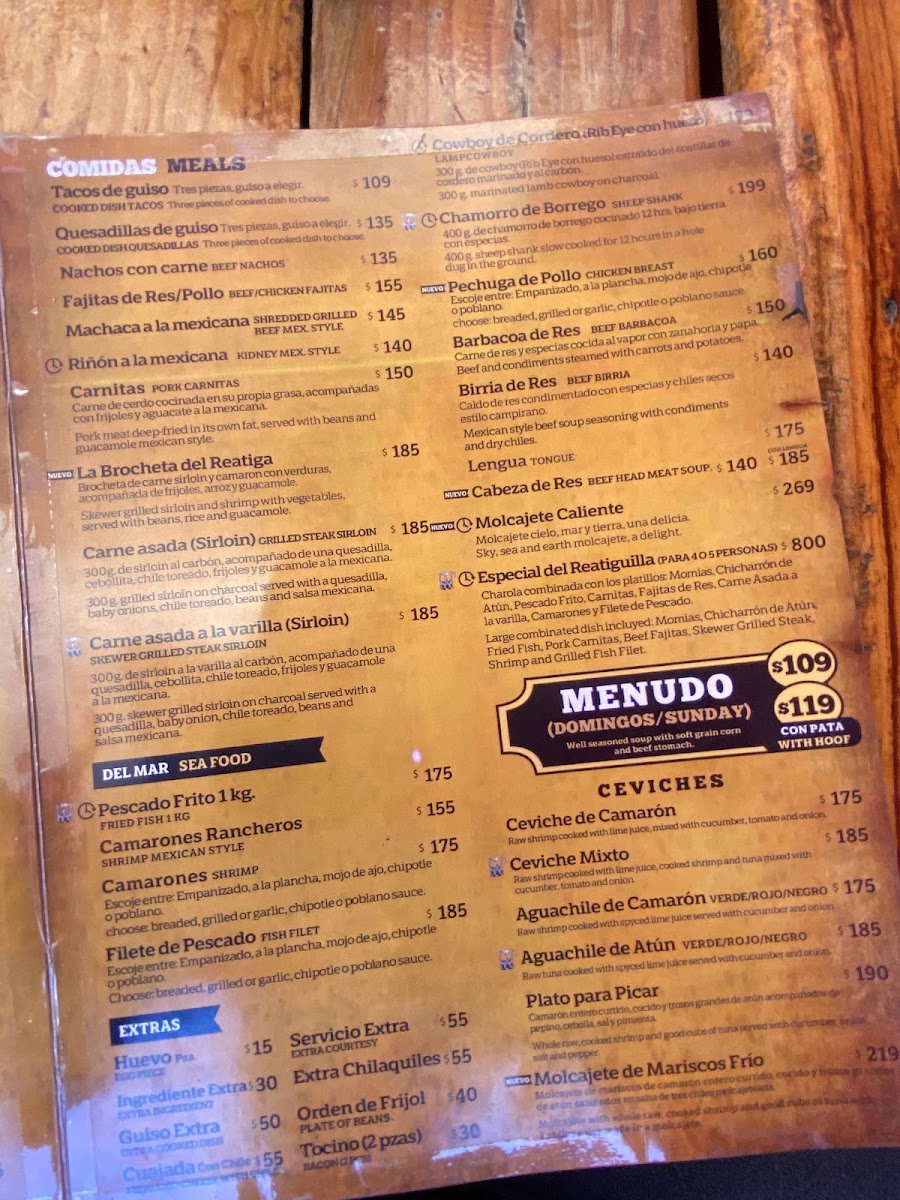 El Aureliano De La Noria Menu Photo 6