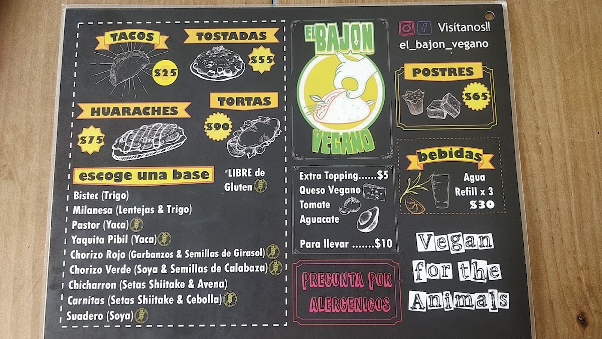 El Bajon Vegan Tacos Menu Photo 10