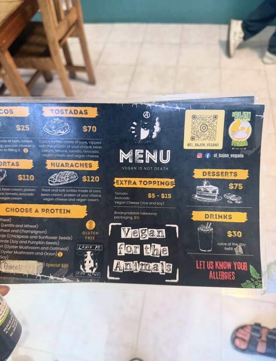 El Bajon Vegan Tacos Menu Photo 6