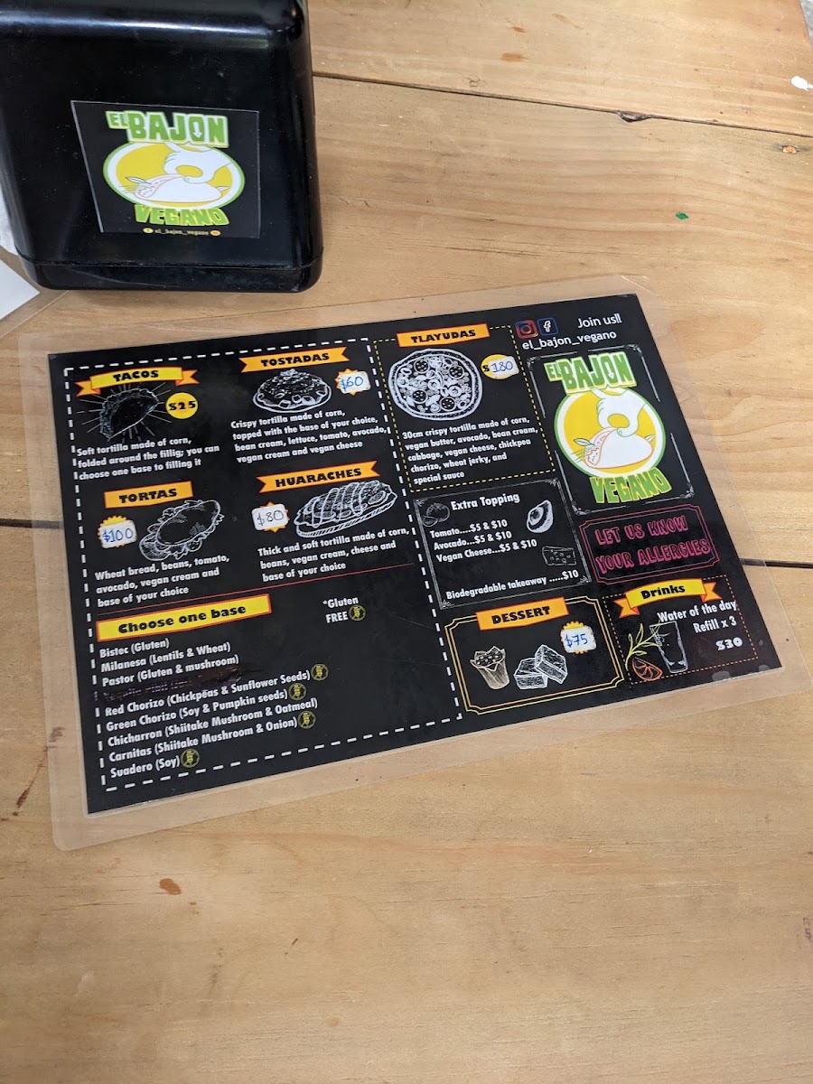 El Bajon Vegan Tacos Menu Photo 9