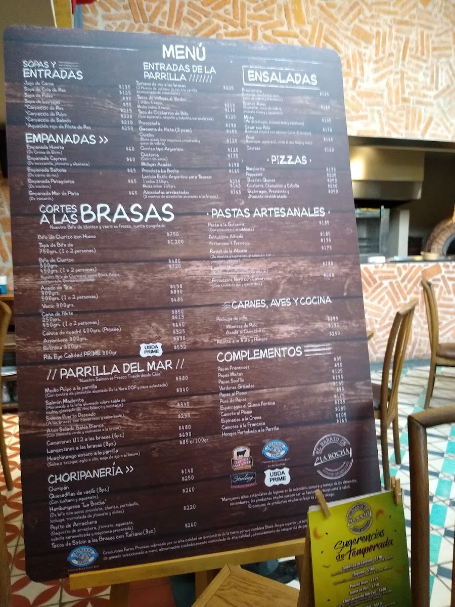 El Barrio De La Bocha Asador Argentino Menu Photo 5