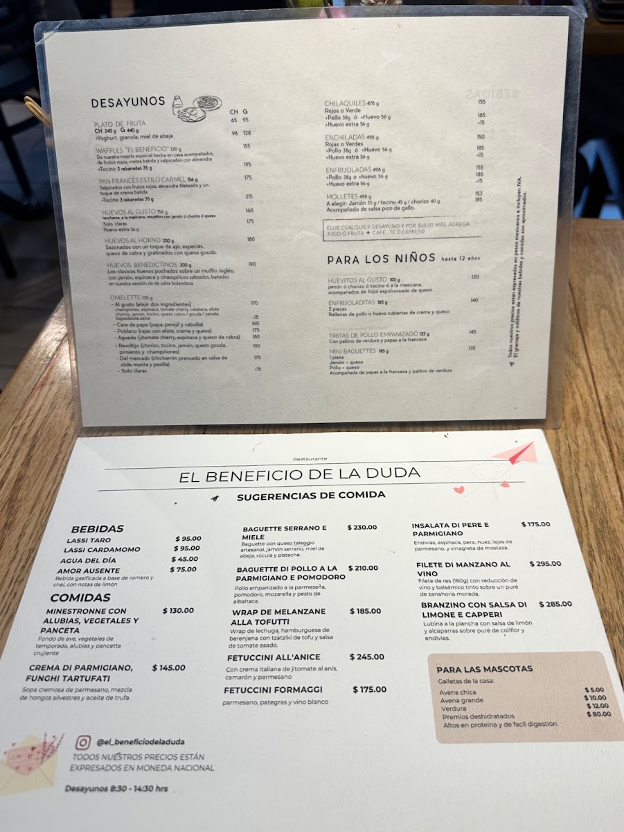 El Beneficio Cafe #2 Menu Photo 3