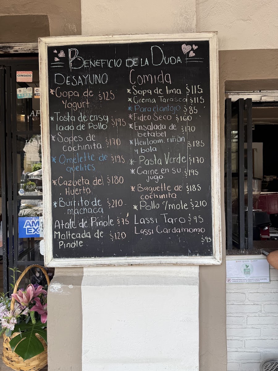 El Beneficio Cafe #2 Menu Photo 9