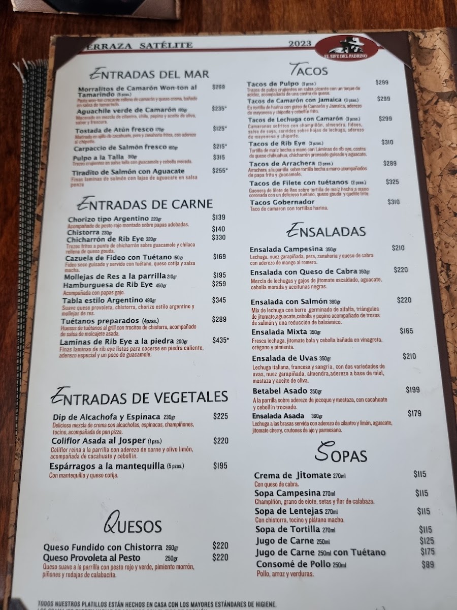 El Bife Del Padrino Menu Photo 2