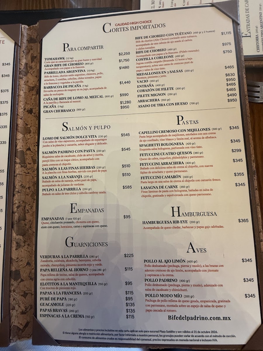 El Bife Del Padrino Menu Photo 3