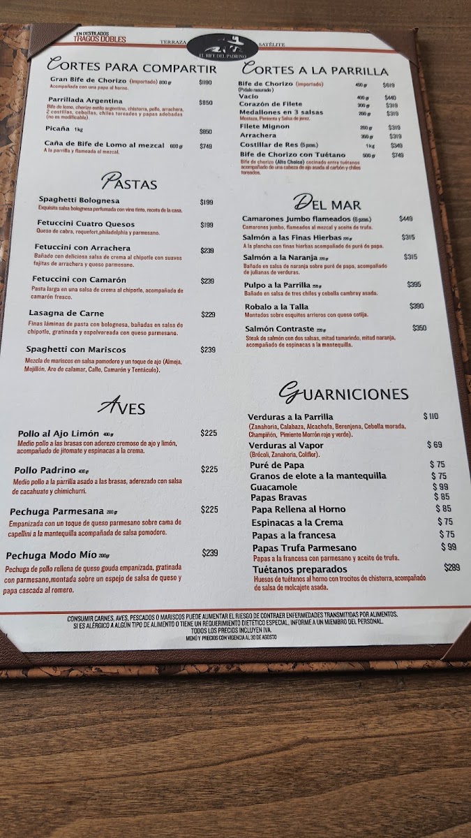 El Bife Del Padrino Menu Photo 8