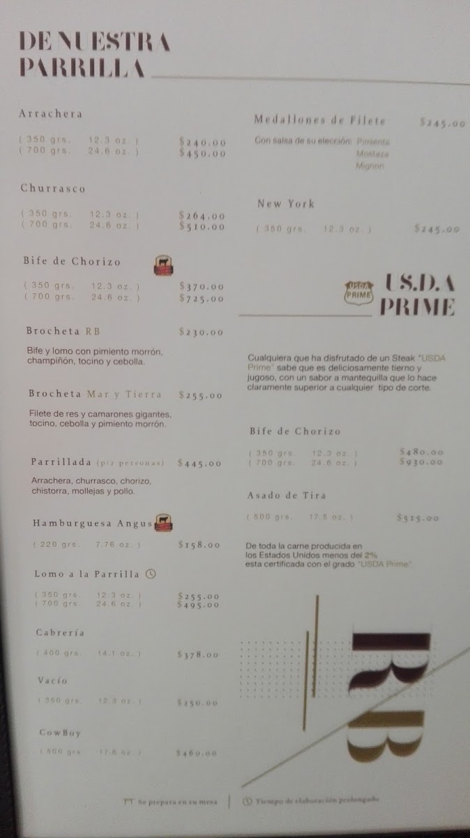 El Bife Rb Menu Photo 5