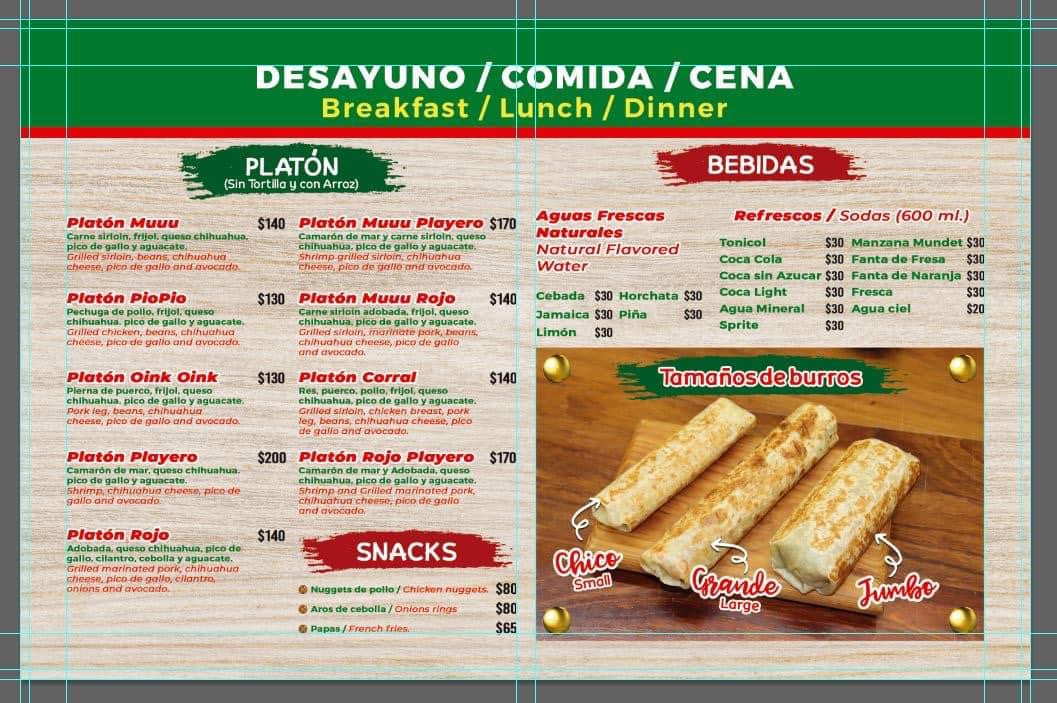 El Burro Gordo Menu Photo 3