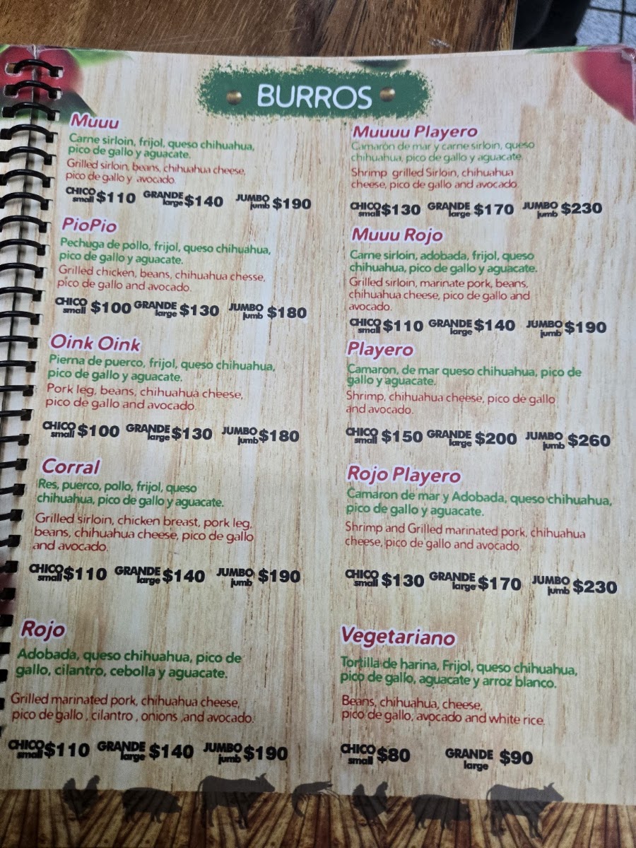 El Burro Gordo Menu Photo 5