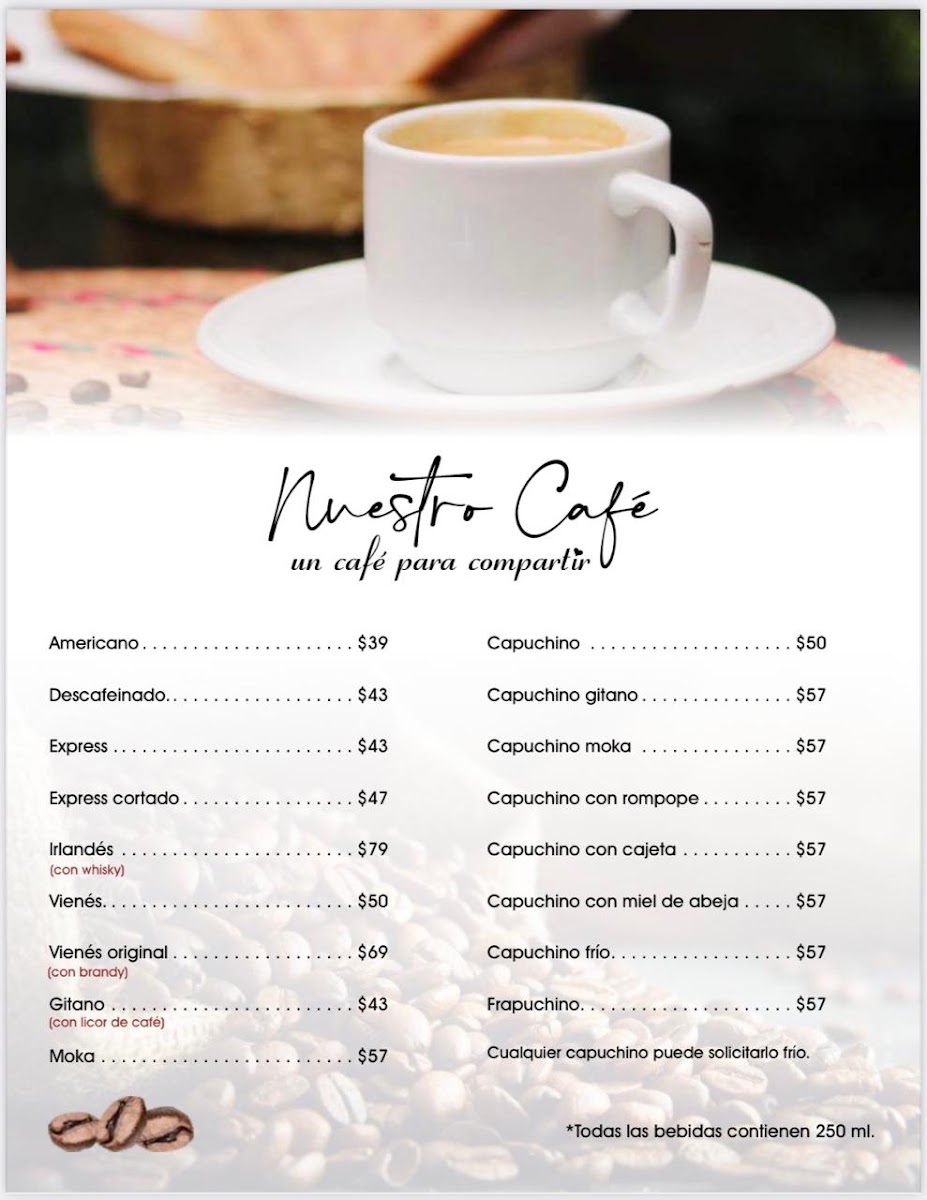 El Cafe Del Zaguan Menu Photo 10