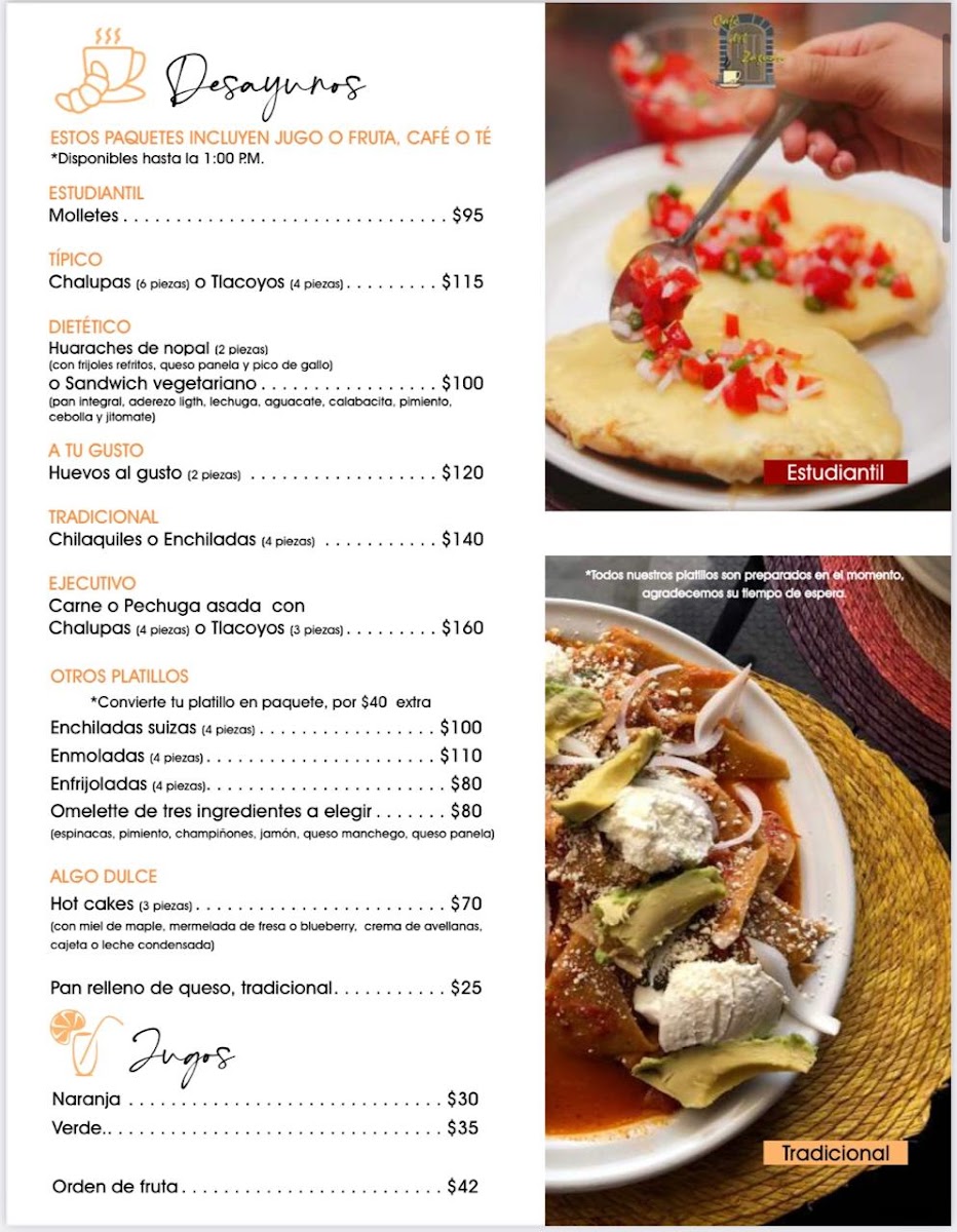El Cafe Del Zaguan Menu Photo 3