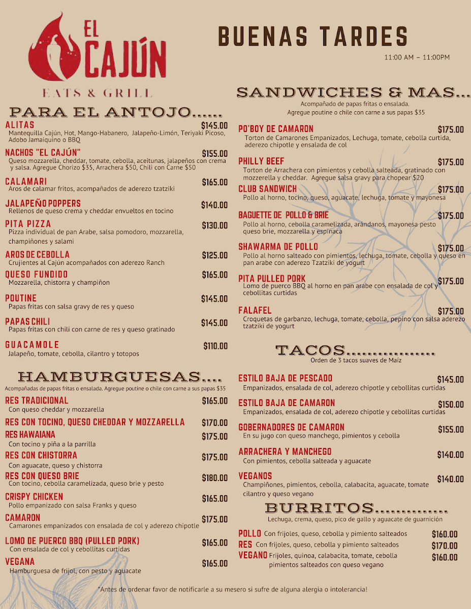 El Cajun Menu Photo 3
