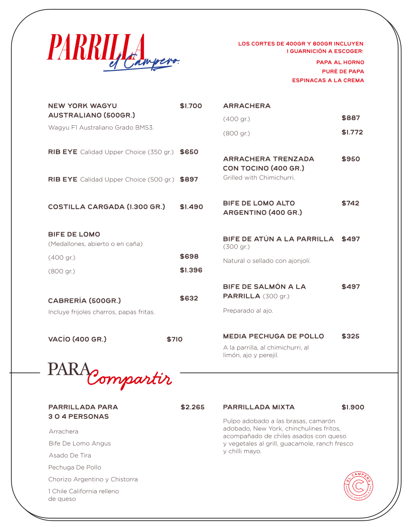 El Campero Restaurante Menu Photo 3