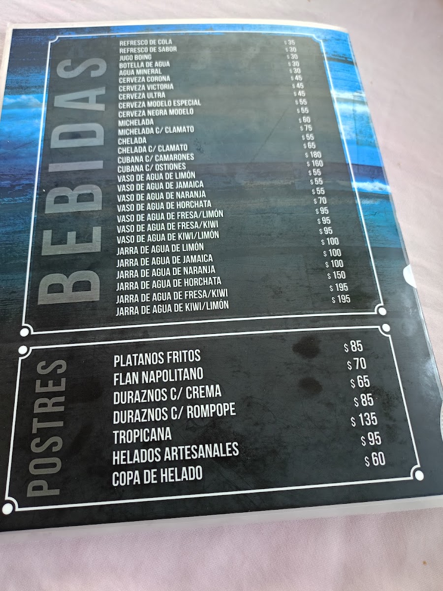 El Canto De La Sirena Menu Photo 6