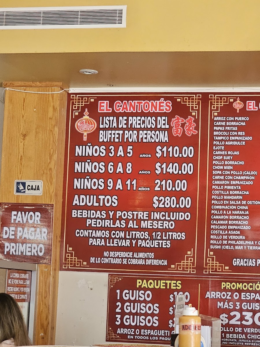 El Cantones Buffet Comida China Menu Photo 2