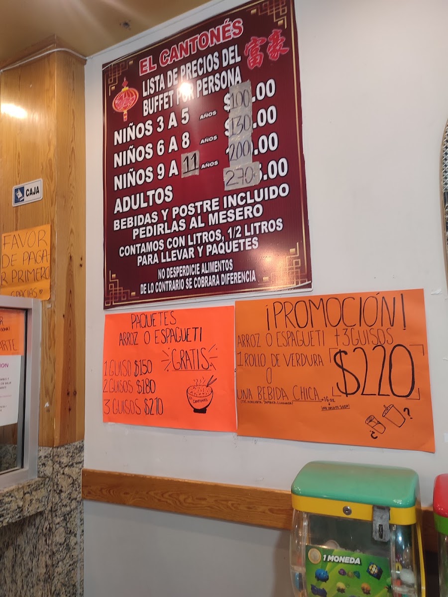 El Cantones Buffet Comida China Menu Photo 3