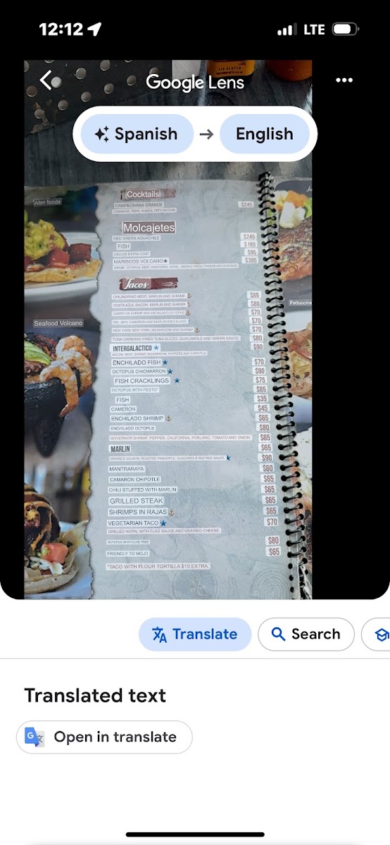 El Carretón mariscos Menu Photo 3