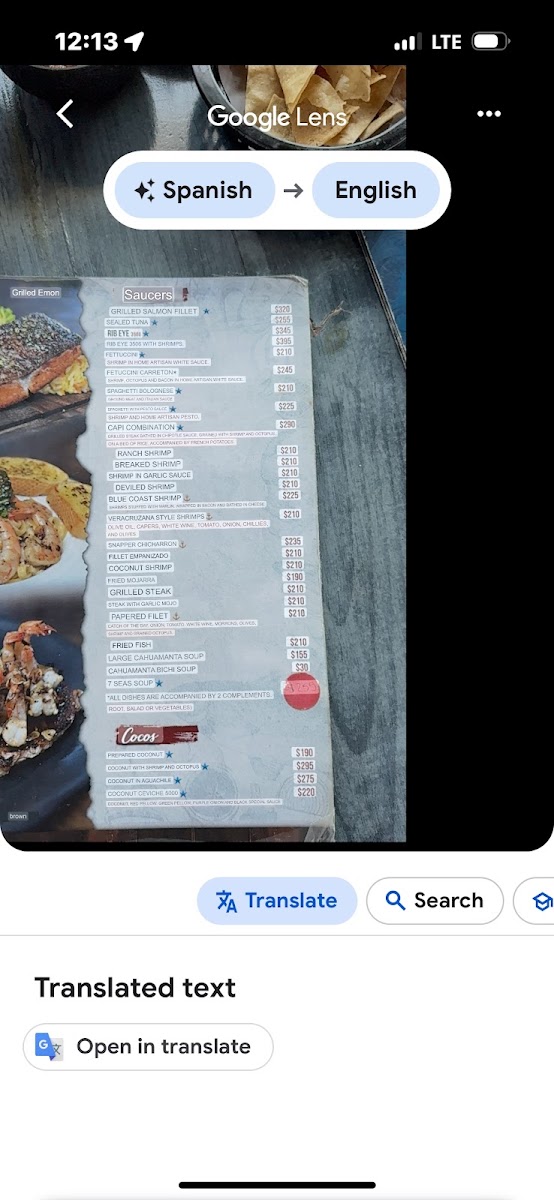 El Carretón mariscos Menu Photo 4