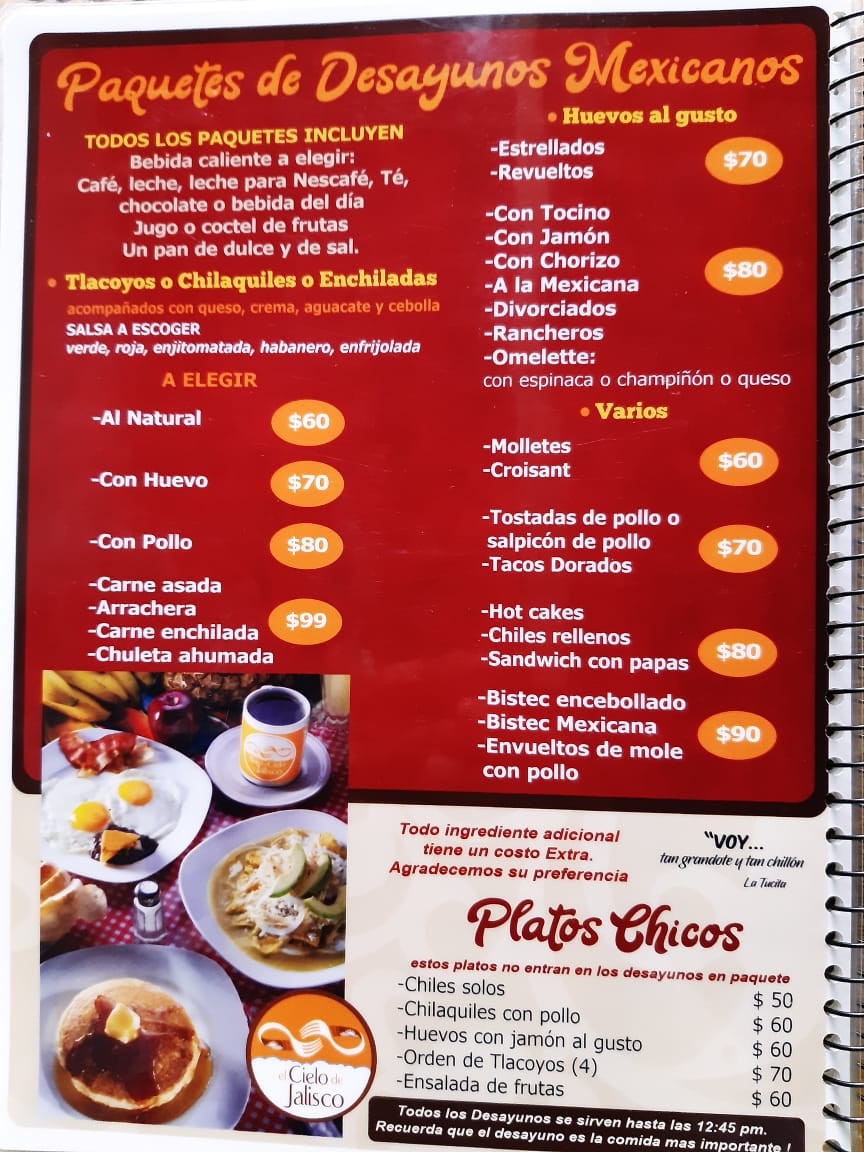 El Cielo De Jalisco Menu Photo 8