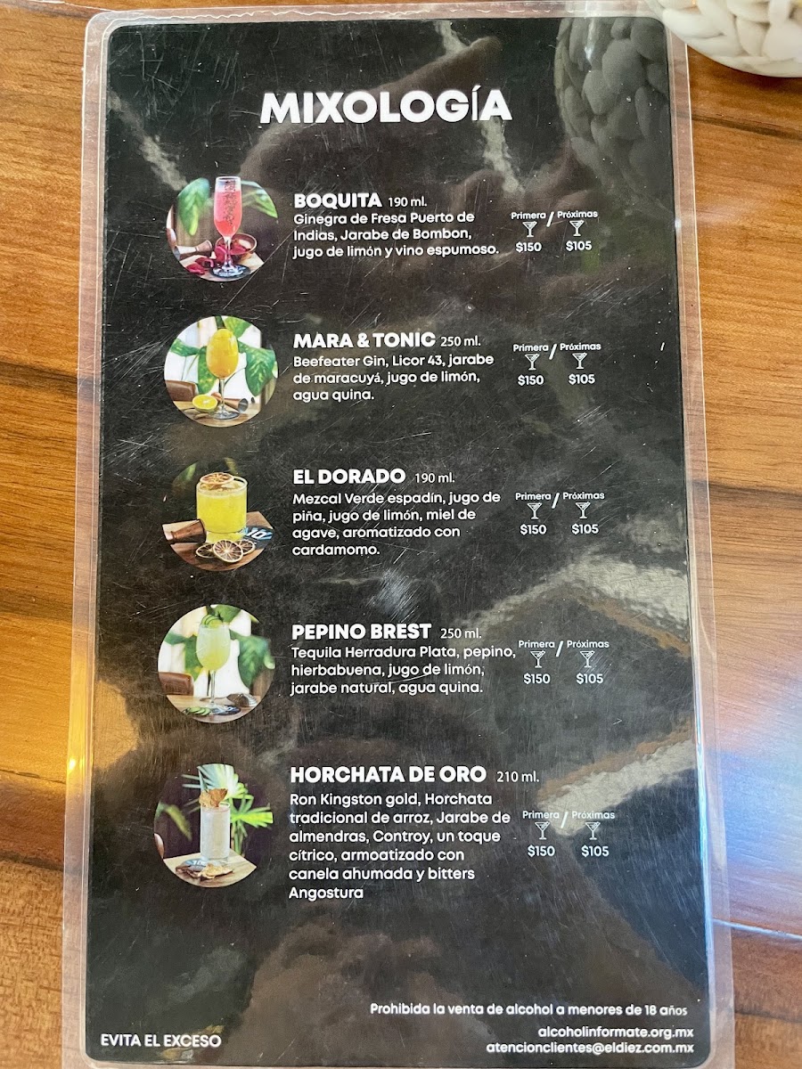 El Diez Prado Menu Photo 4