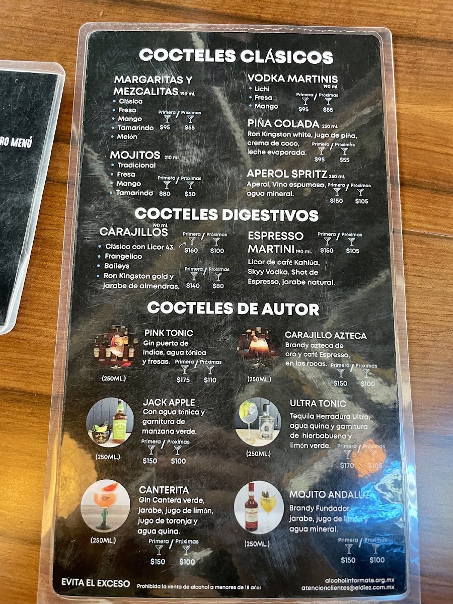El Diez Prado Menu Photo 5