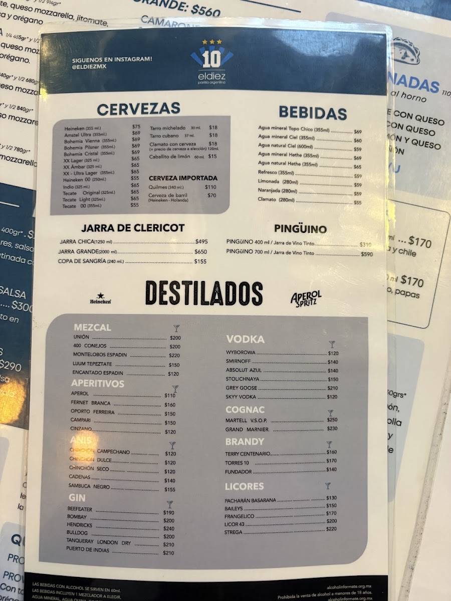 El Diez Prado Menu Photo 6