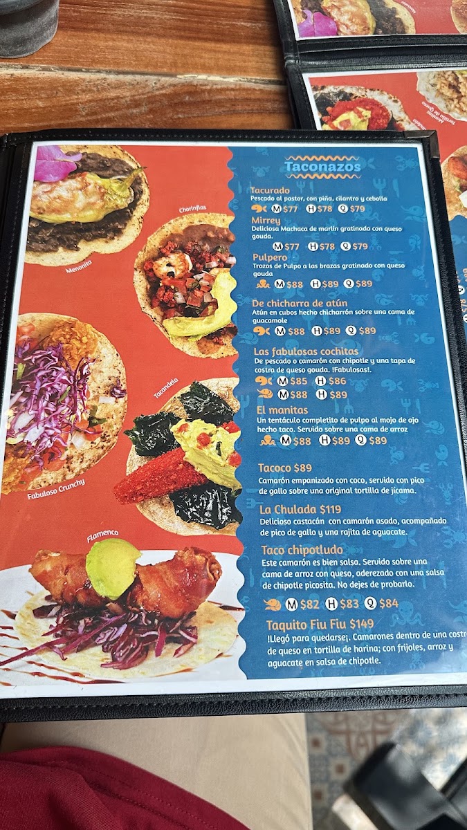 El Fabuloso Pez Menu