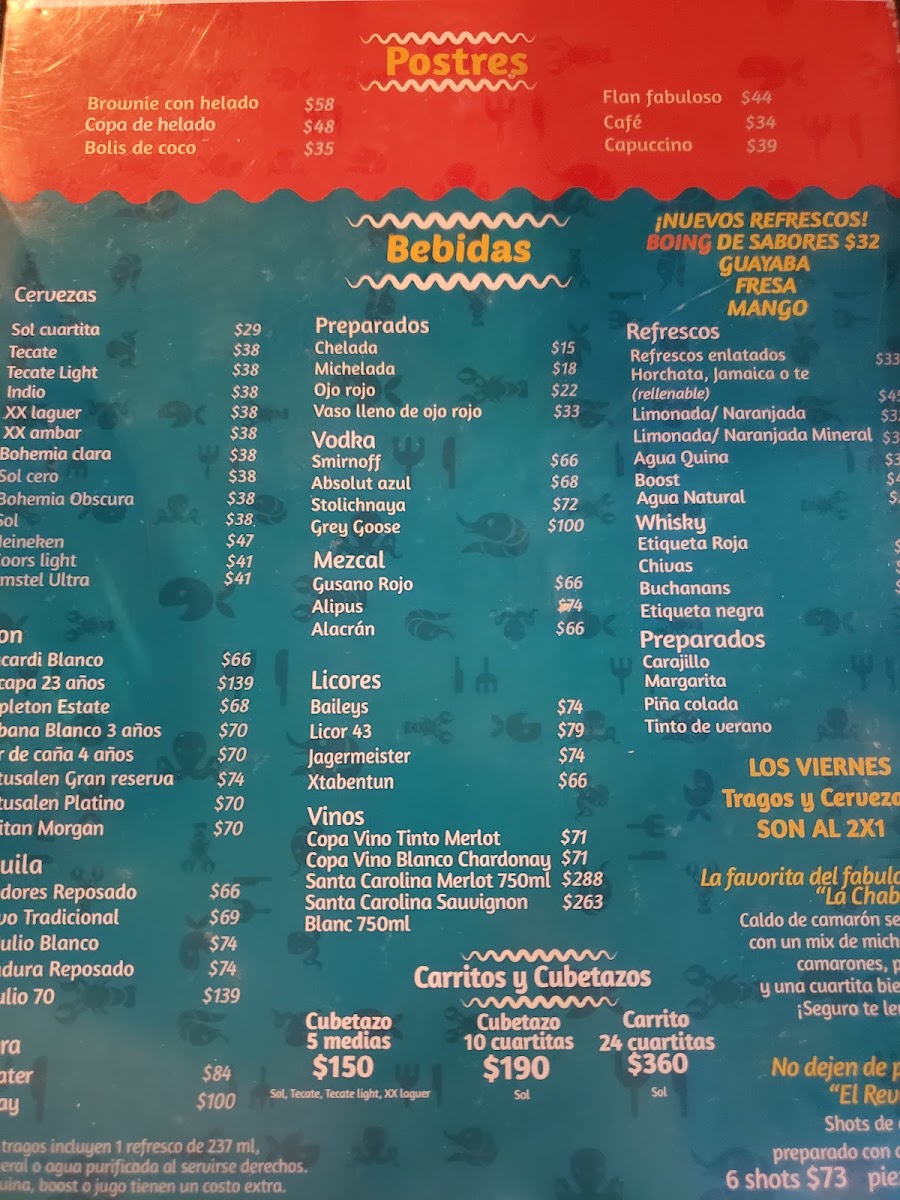El Fabuloso Pez Menu Photo 6