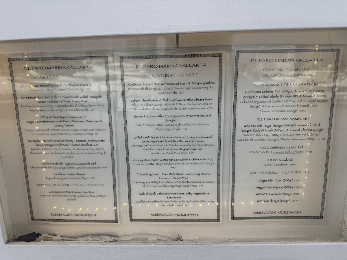 El Faro Marina Vallarta Menu Photo 2