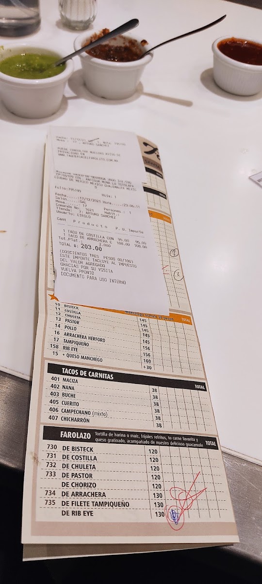 El Farolito Menu Photo 4