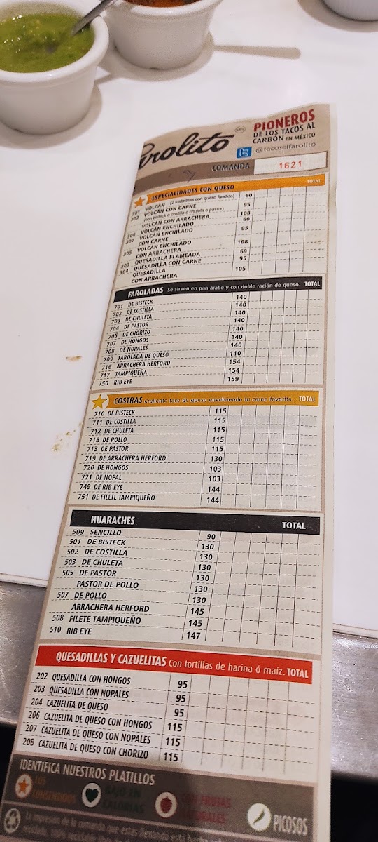 El Farolito Menu Photo 5