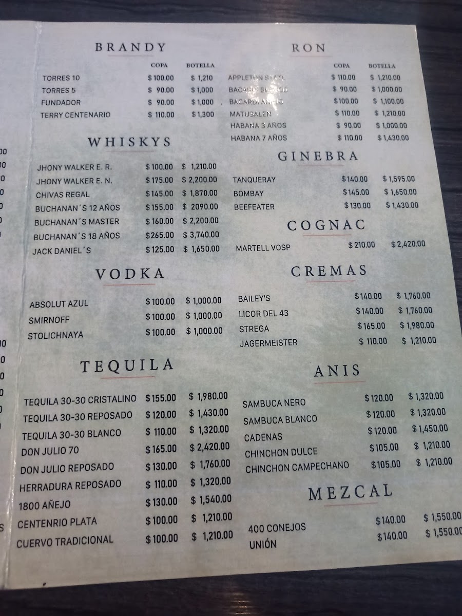 El Fogon Y La Lena Misterios Menu Photo 7