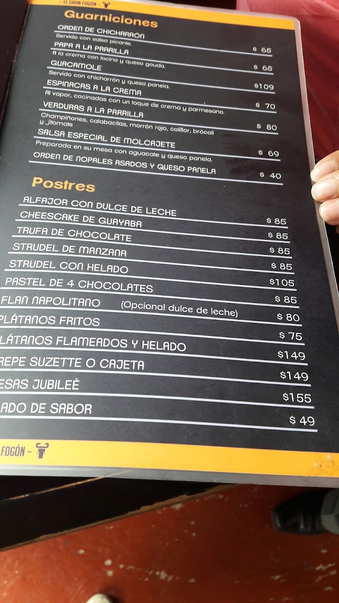 El Gran Fogon Menu Photo 2