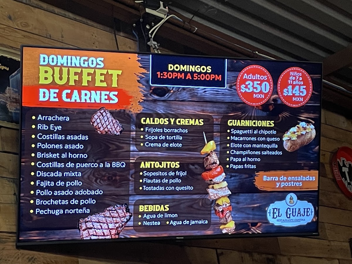 El Guaje Restaurant & Cantina Menu