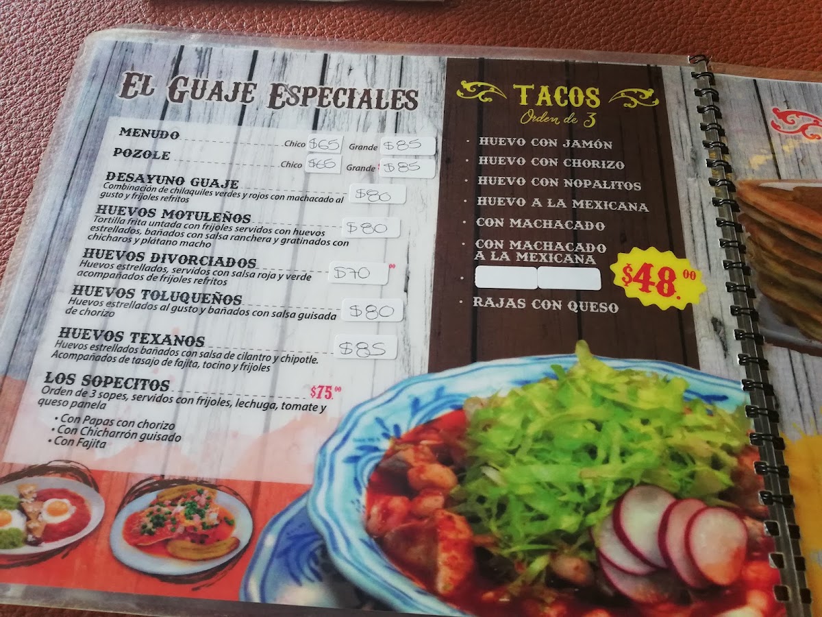 El Guaje Restaurant & Cantina Menu Photo 6
