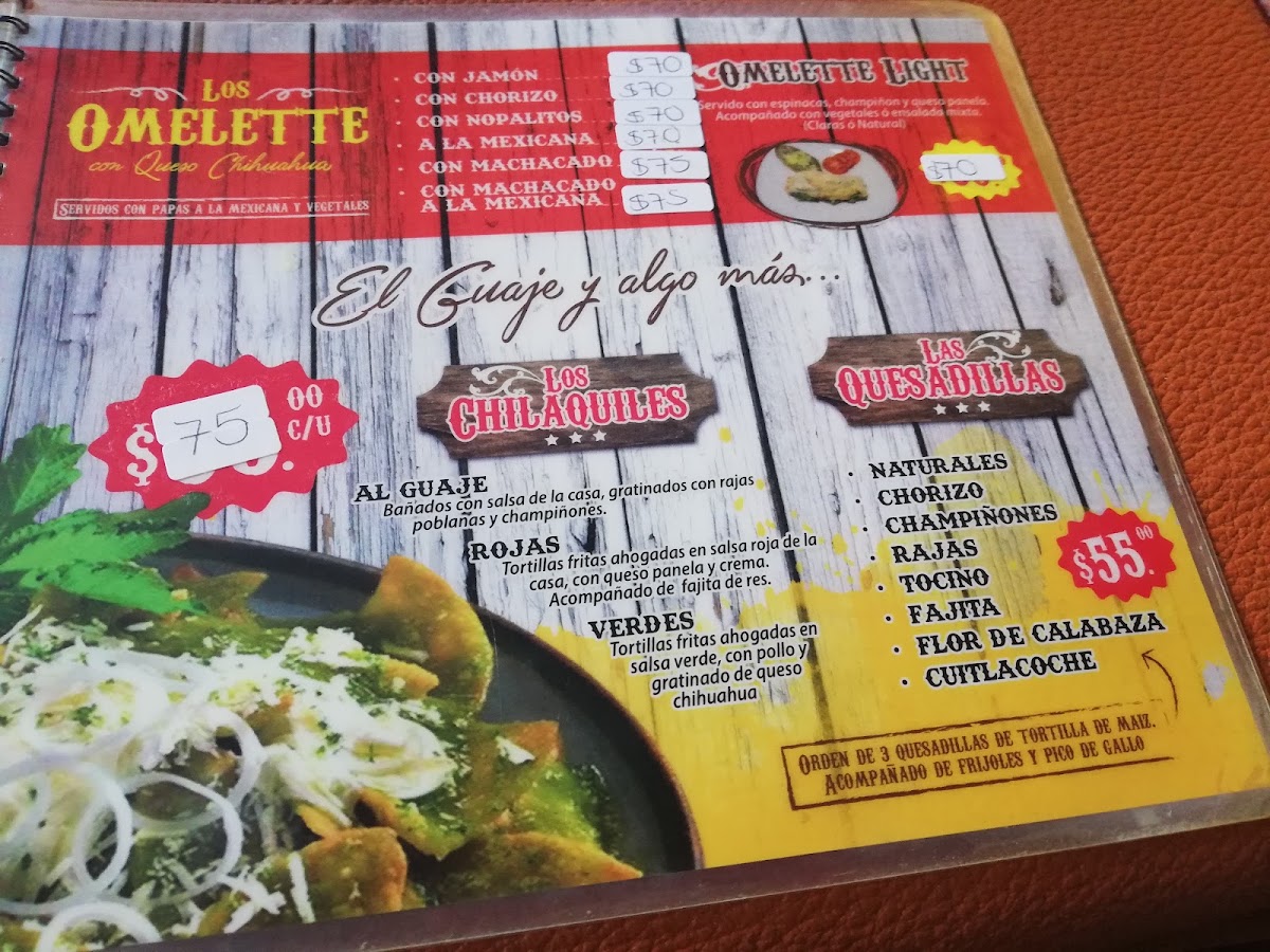 El Guaje Restaurant & Cantina Menu Photo 7