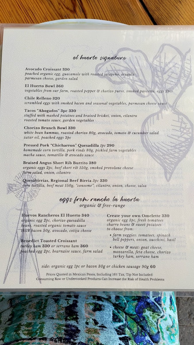 El Huerto Farm To Table Menu Photo 8