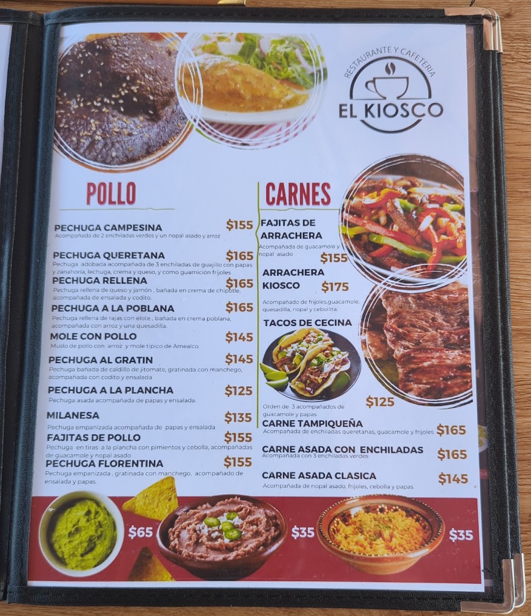 El Kiosco Restaurante Menu Photo 2