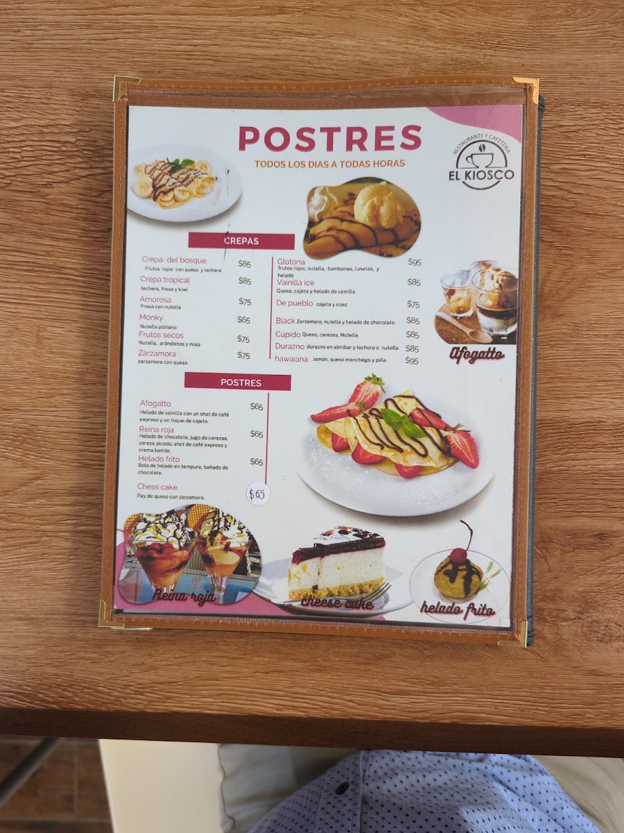 El Kiosco Restaurante Menu Photo 4