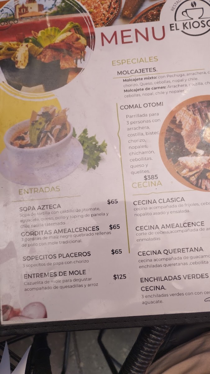 El Kiosco Restaurante Menu Photo 8