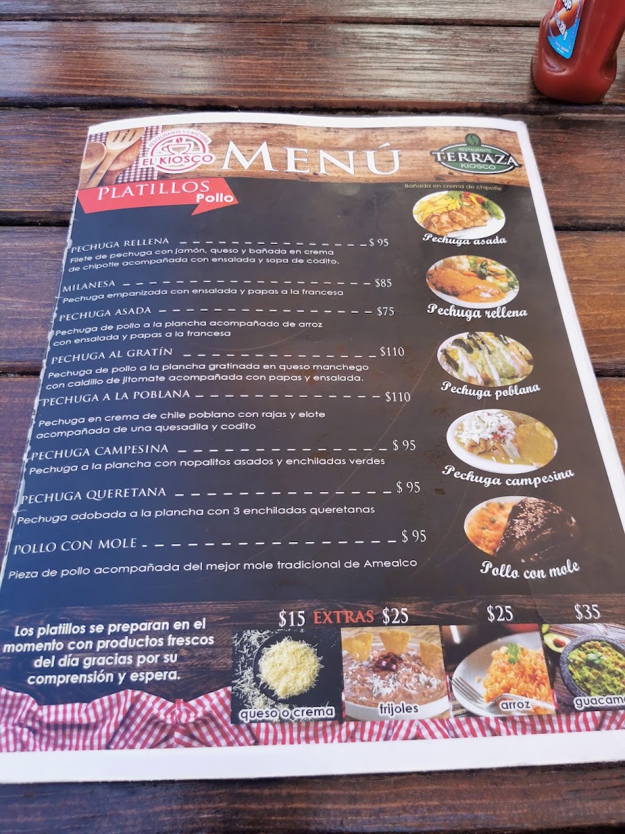 El Kiosco Restaurante Menu Photo 9
