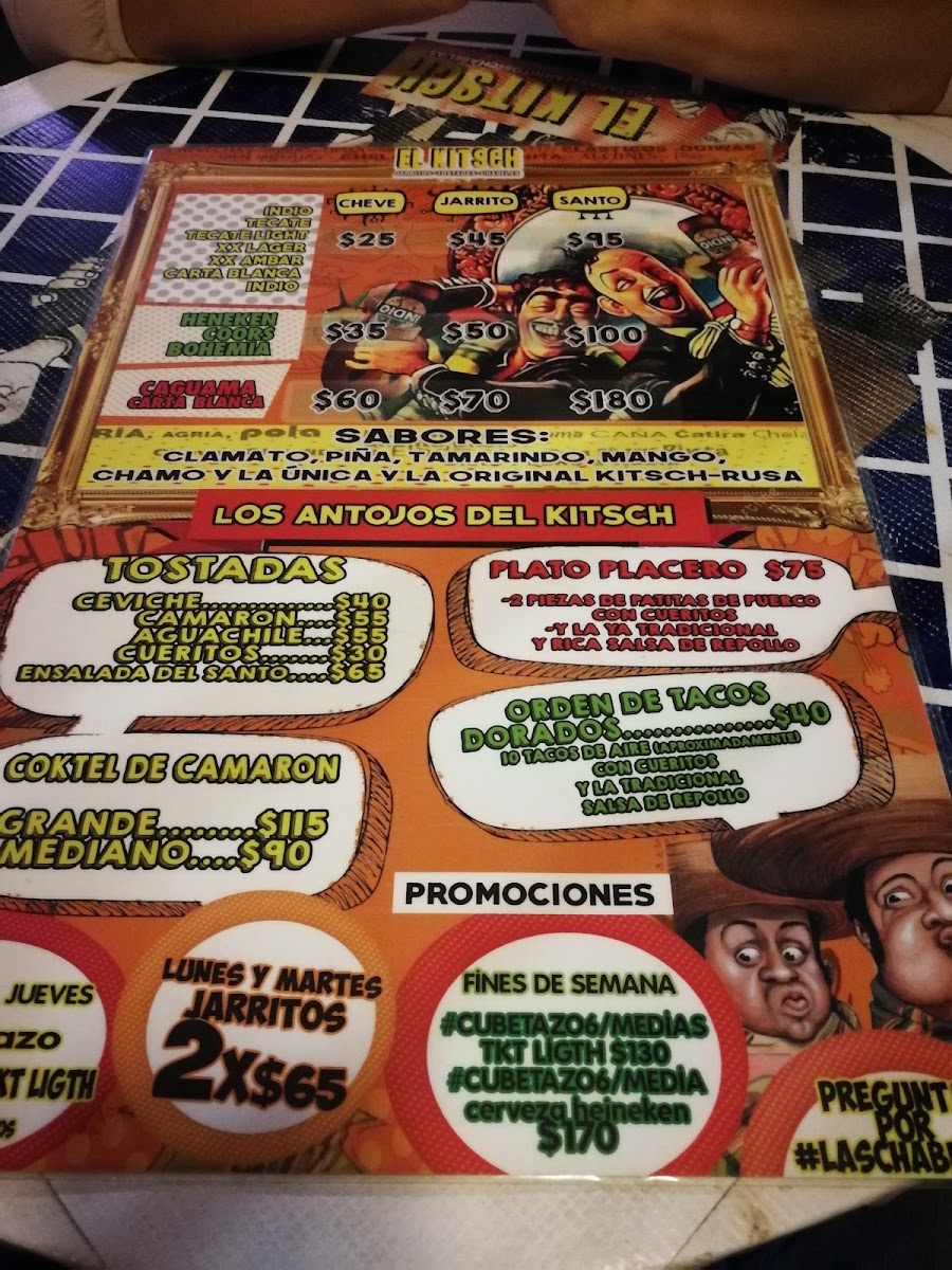 El Kitsch Menu Photo 2