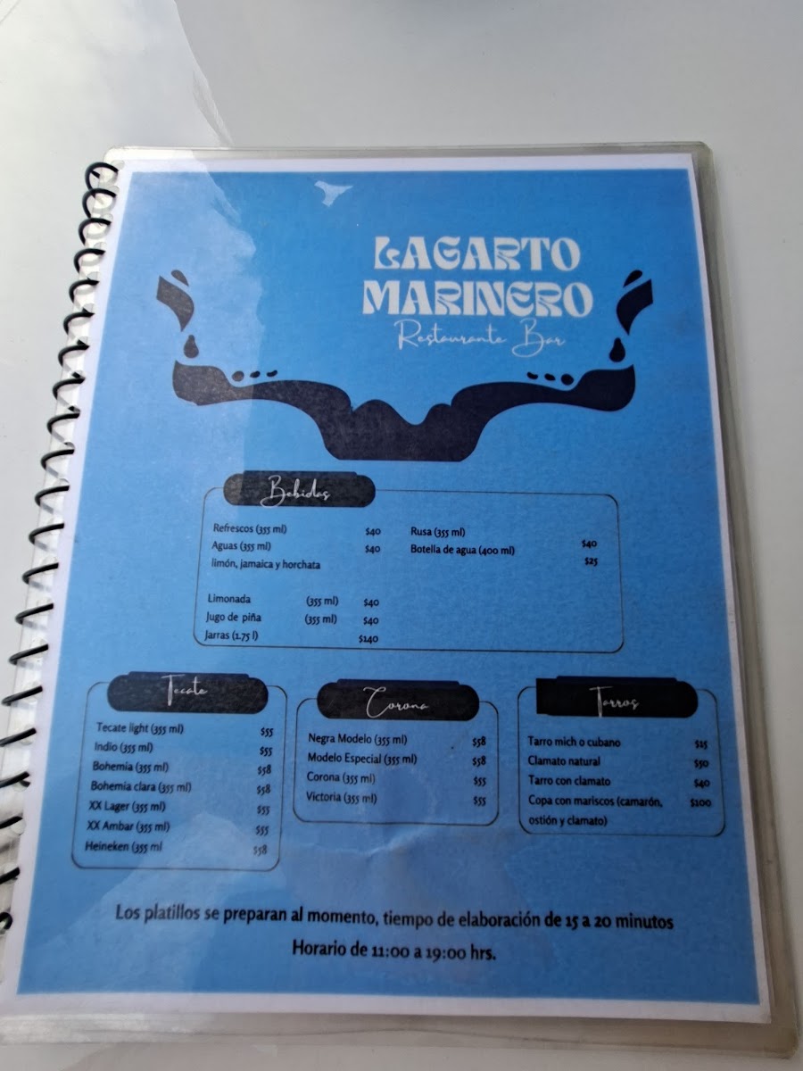 El Lagarto Marinero Menu Photo 2