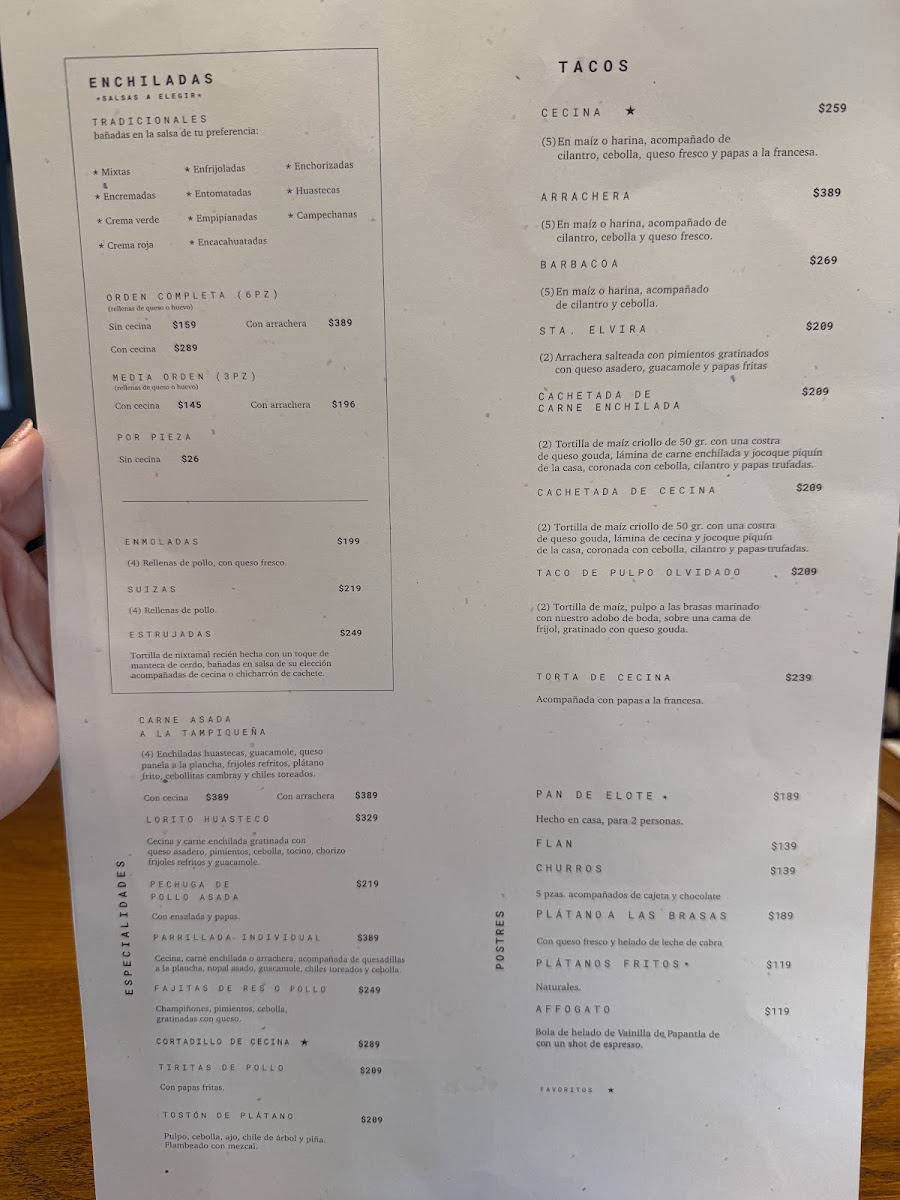 El Lindero Monterrey Menu Photo 2