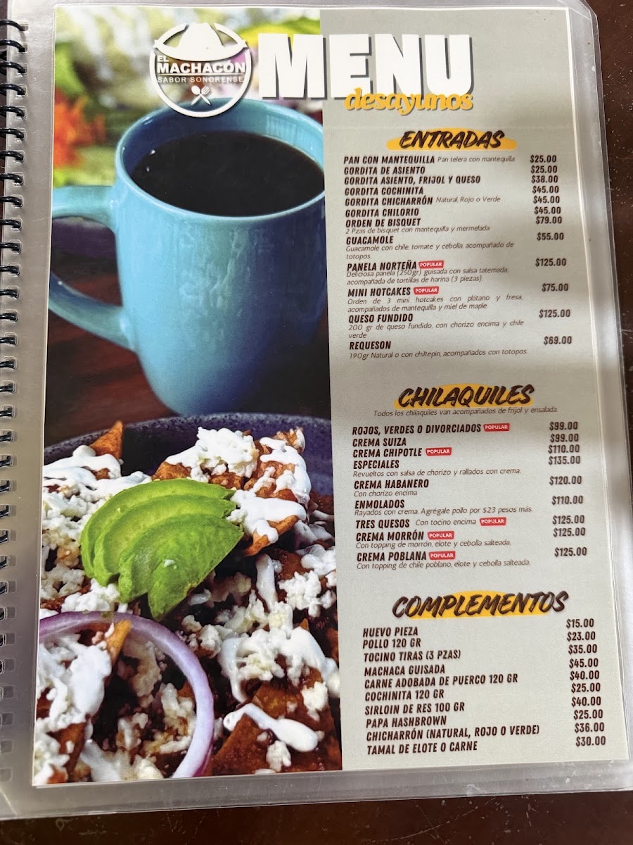 El Machacón Menu Photo 2
